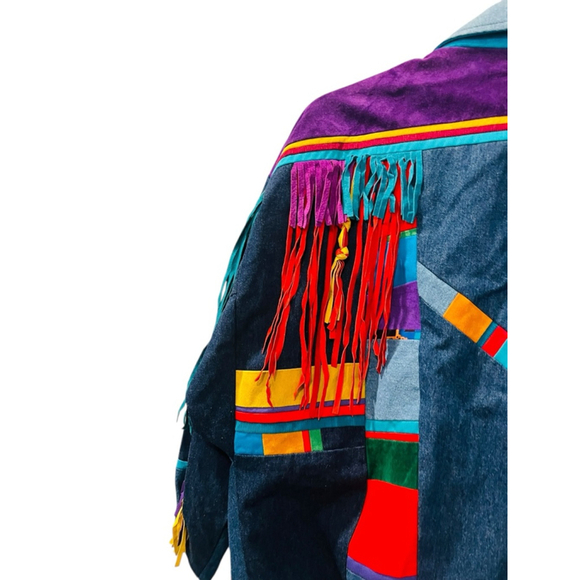 SFR Santa Fe Recreations NWT Jacoma Deluxe 5000 Dx Edition Size Med RARE Fringe - Picture 11 of 12